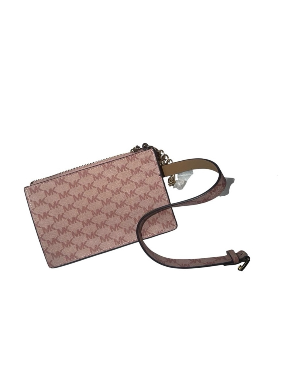 Michael Kors Blush Logo Crossbody Wristlet